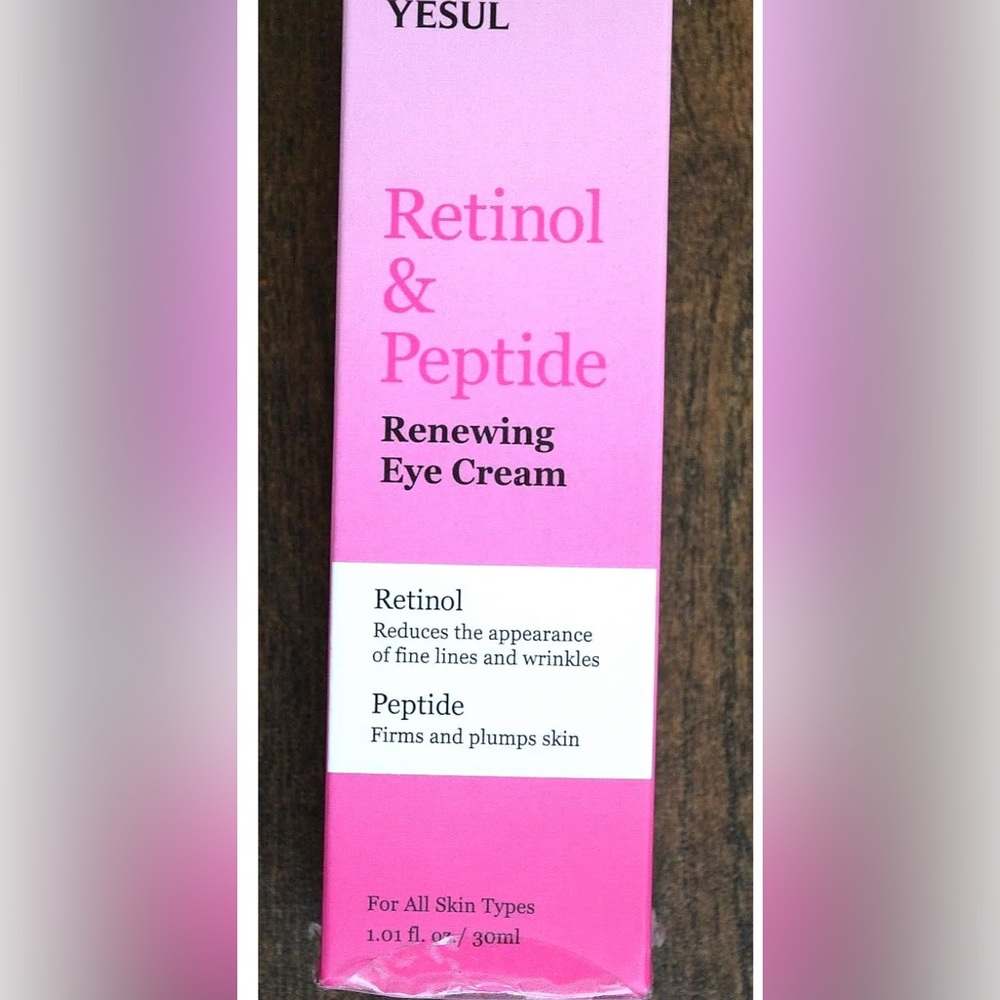 NEW SEALED Yesul Retinol & Peptide Renewing Firming Plumping Eye Cream NIB